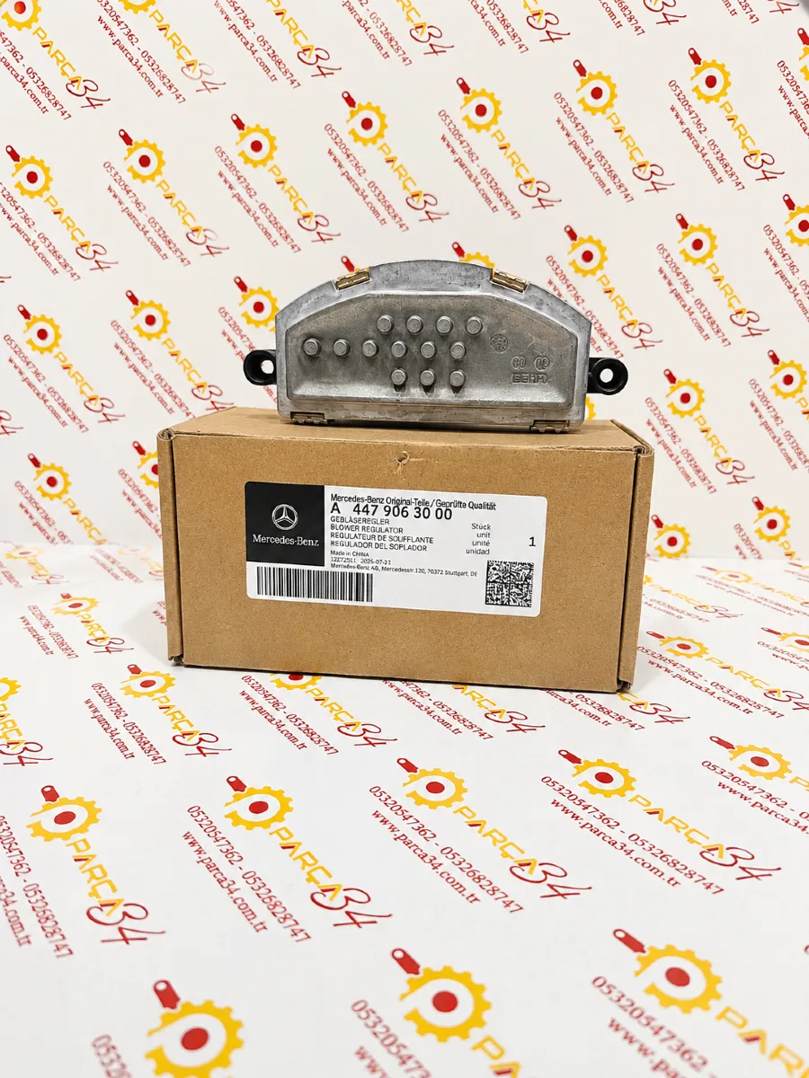 FAN REGÜLATÖRÜ W447 OM651/OM654/OM622 MOTOR  114/111 — Mercedes-Benz yedek parça — Kalorifer ve klima sistemi