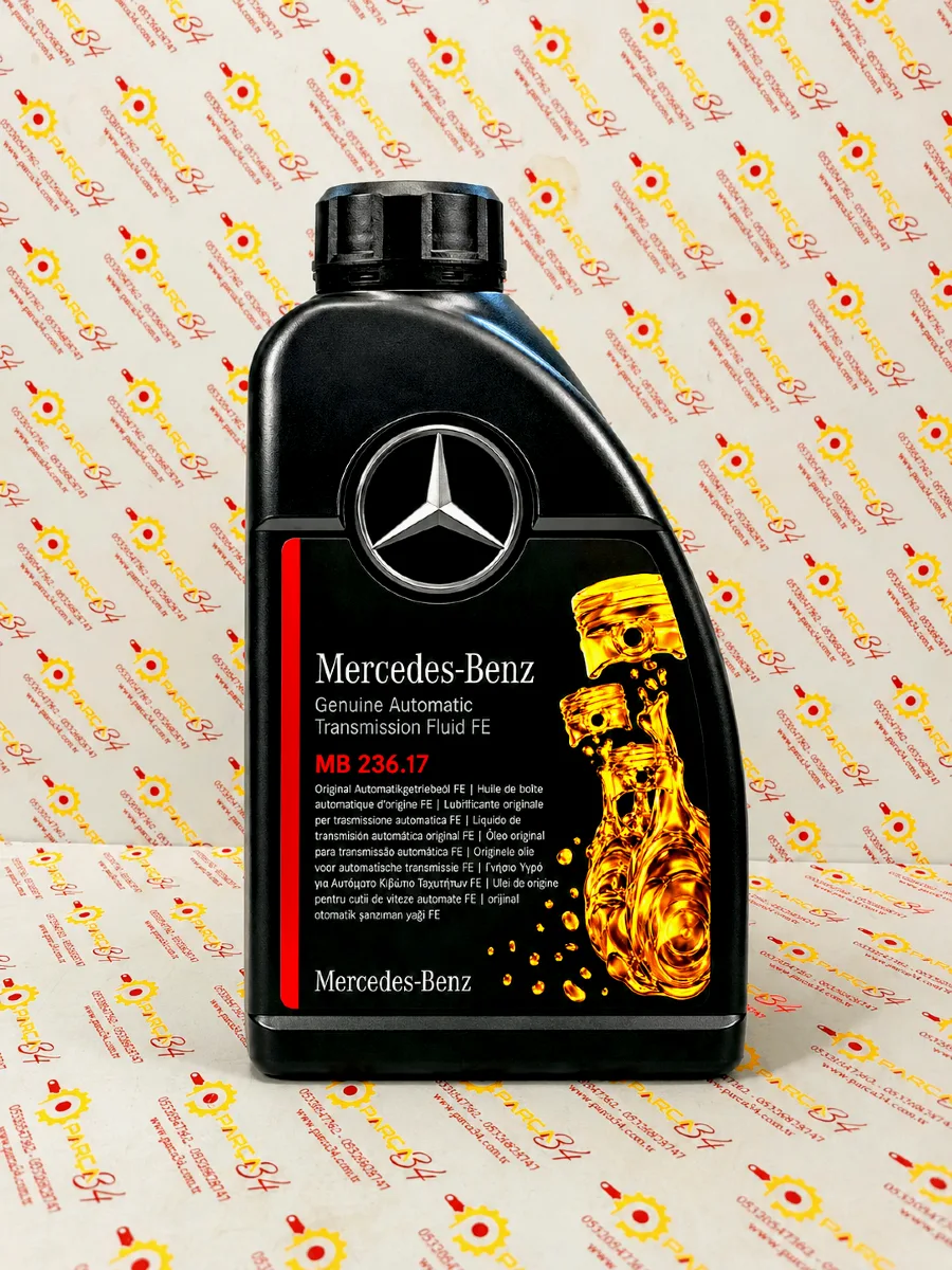 ŞANZIMAN YAĞI ATF 1LT. 9İLERİ SARI MB236.17 — Mercedes-Benz yedek parça — Şanzıman yağları 