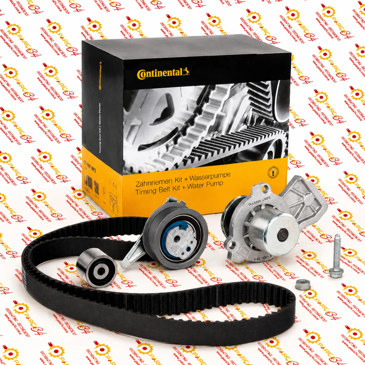 TRİGER SETİ (DEVİRDAİMLİ) POLO V 1.4 TDI  — Continental / VDO yedek parça — Triger & Eksantrik & Kayış 