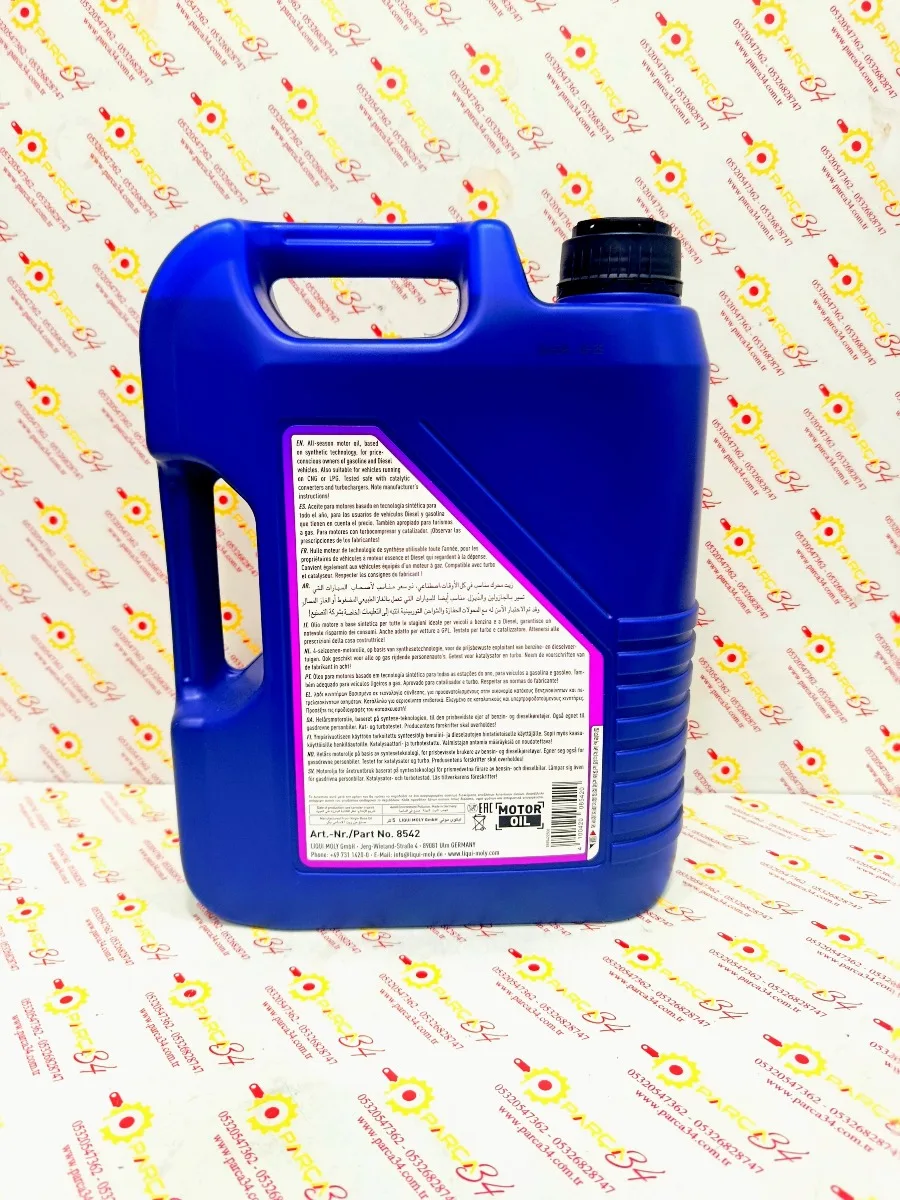 5W30 MOTOR YAĞI 5LT. HC7 GELİŞMİŞ TAM SENTETİK  — LUQUI MOLY yedek parça — Motor Yağları — görsel 2